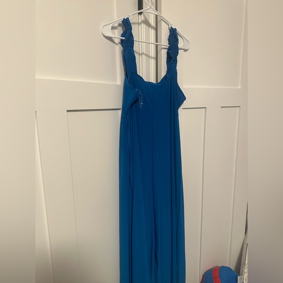 NWOT First Love Vibrant Blue Sleeveless Maxi Dress - Picture 5 of 7